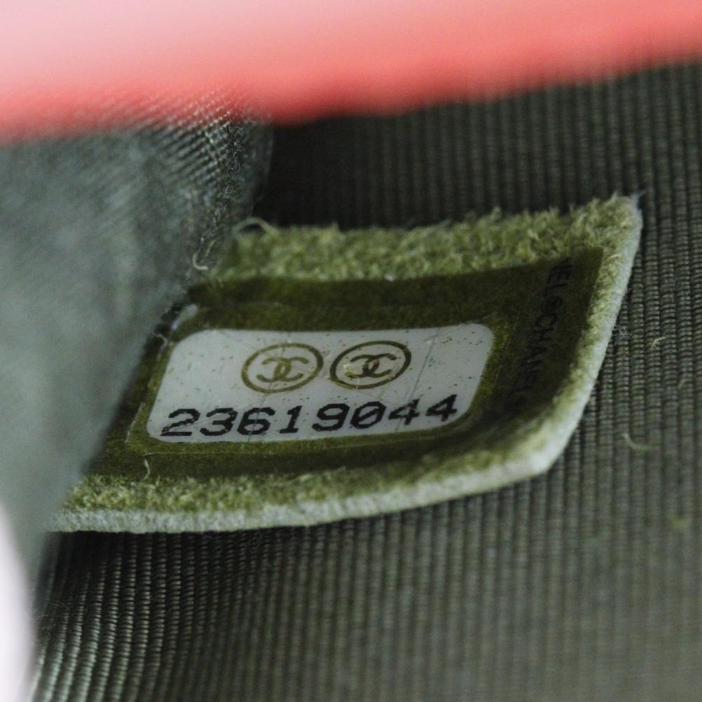 Orange Leather Chanel Flap Bag