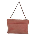 Orange Suede Chanel Shoulder Bag