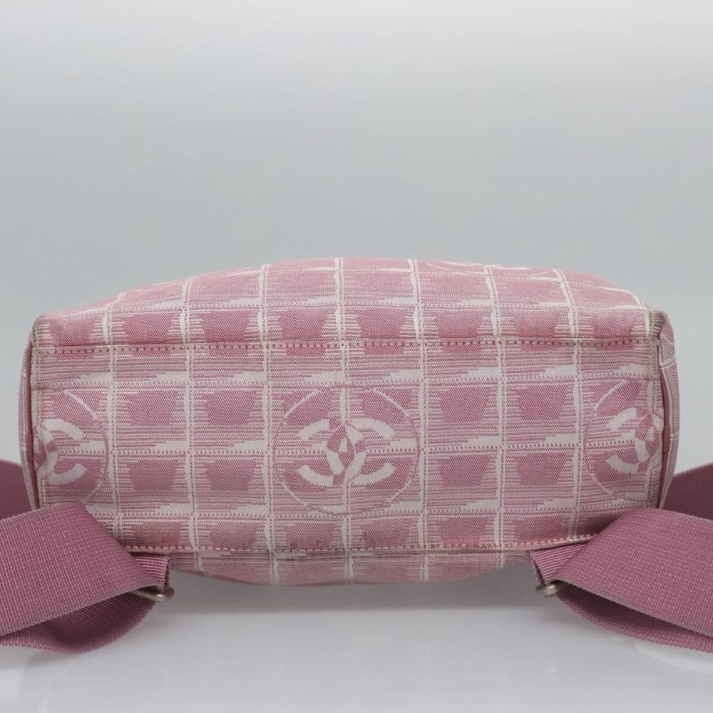 Pink Canvas Chanel Travel Line