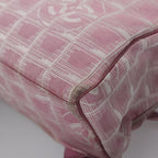 Pink Canvas Chanel Travel Line
