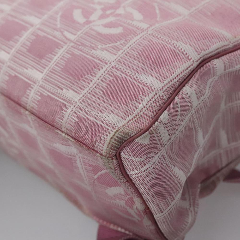 Pink Canvas Chanel Travel Line