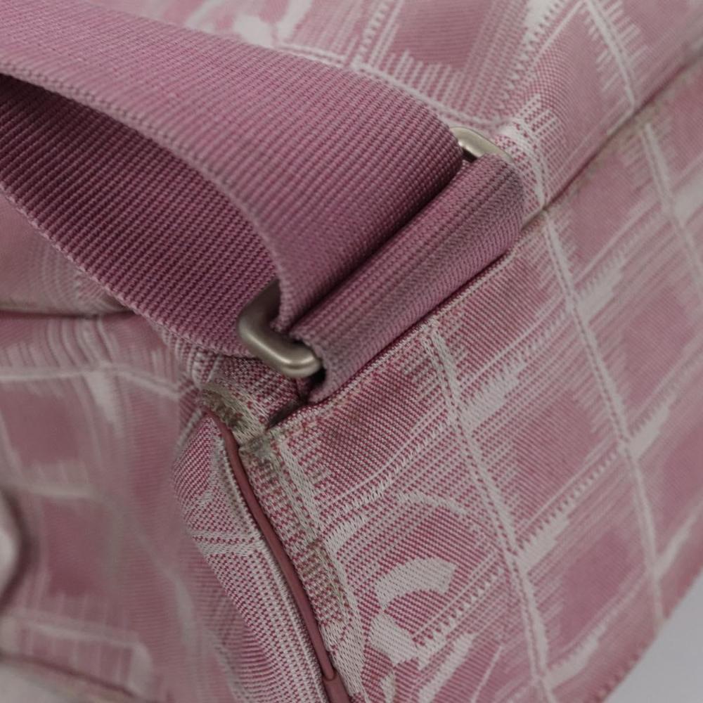 Pink Canvas Chanel Travel Line