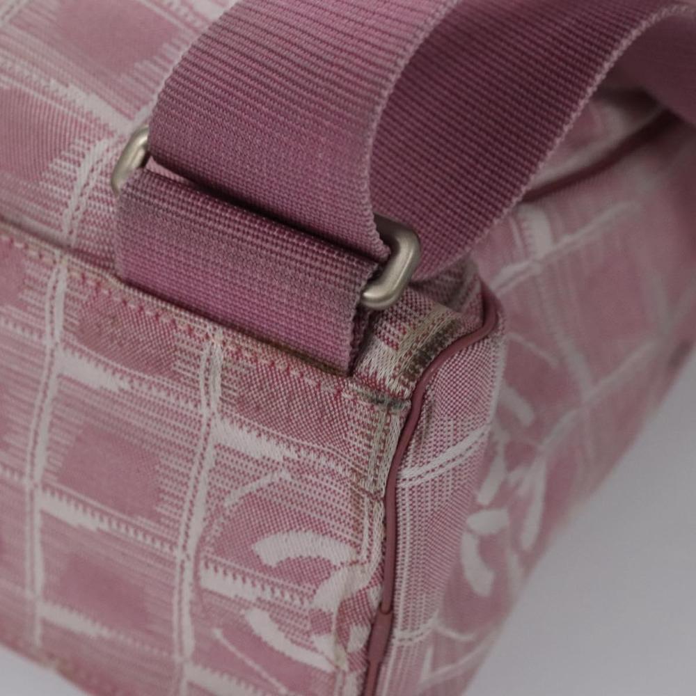 Pink Canvas Chanel Travel Line