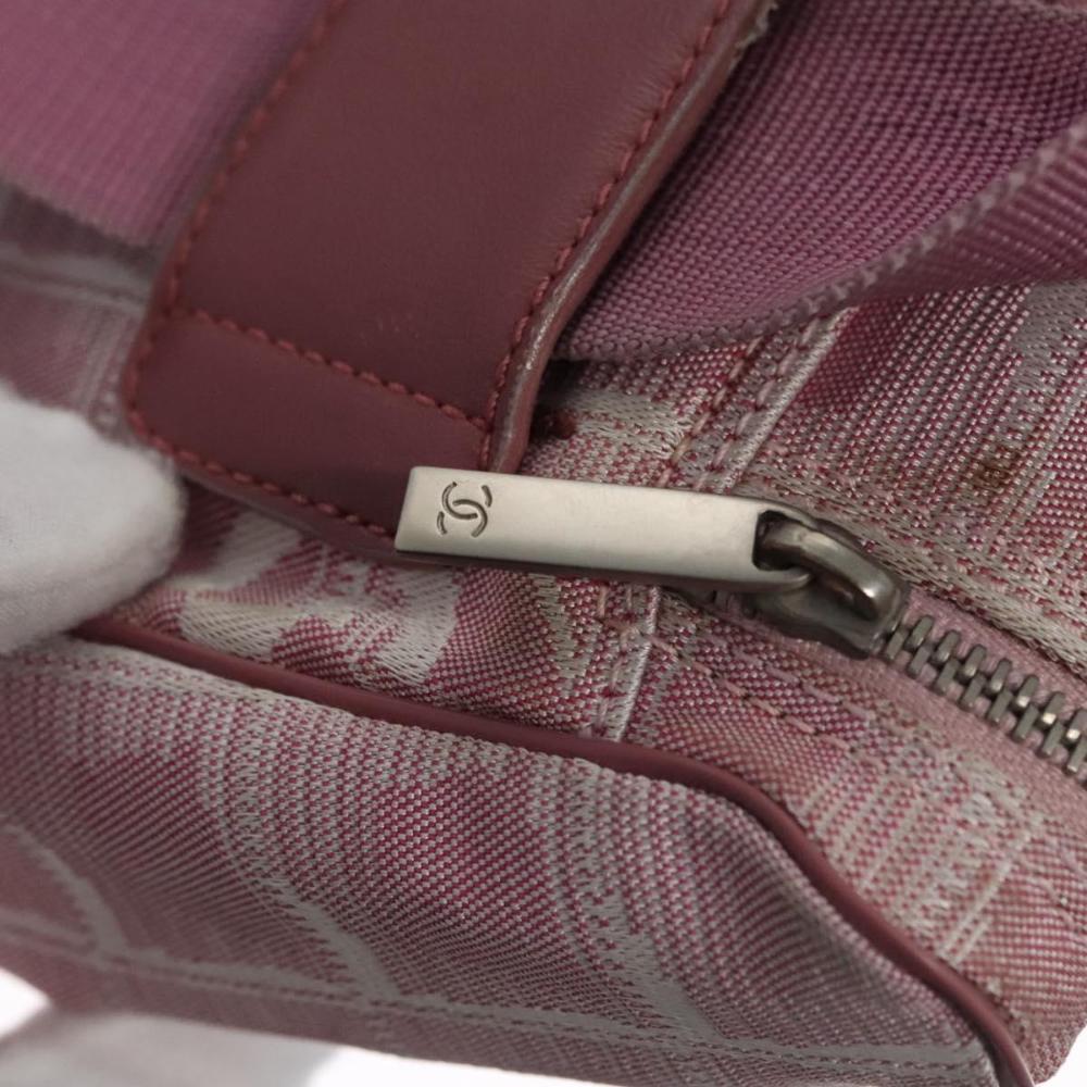 Pink Canvas Chanel Travel Line