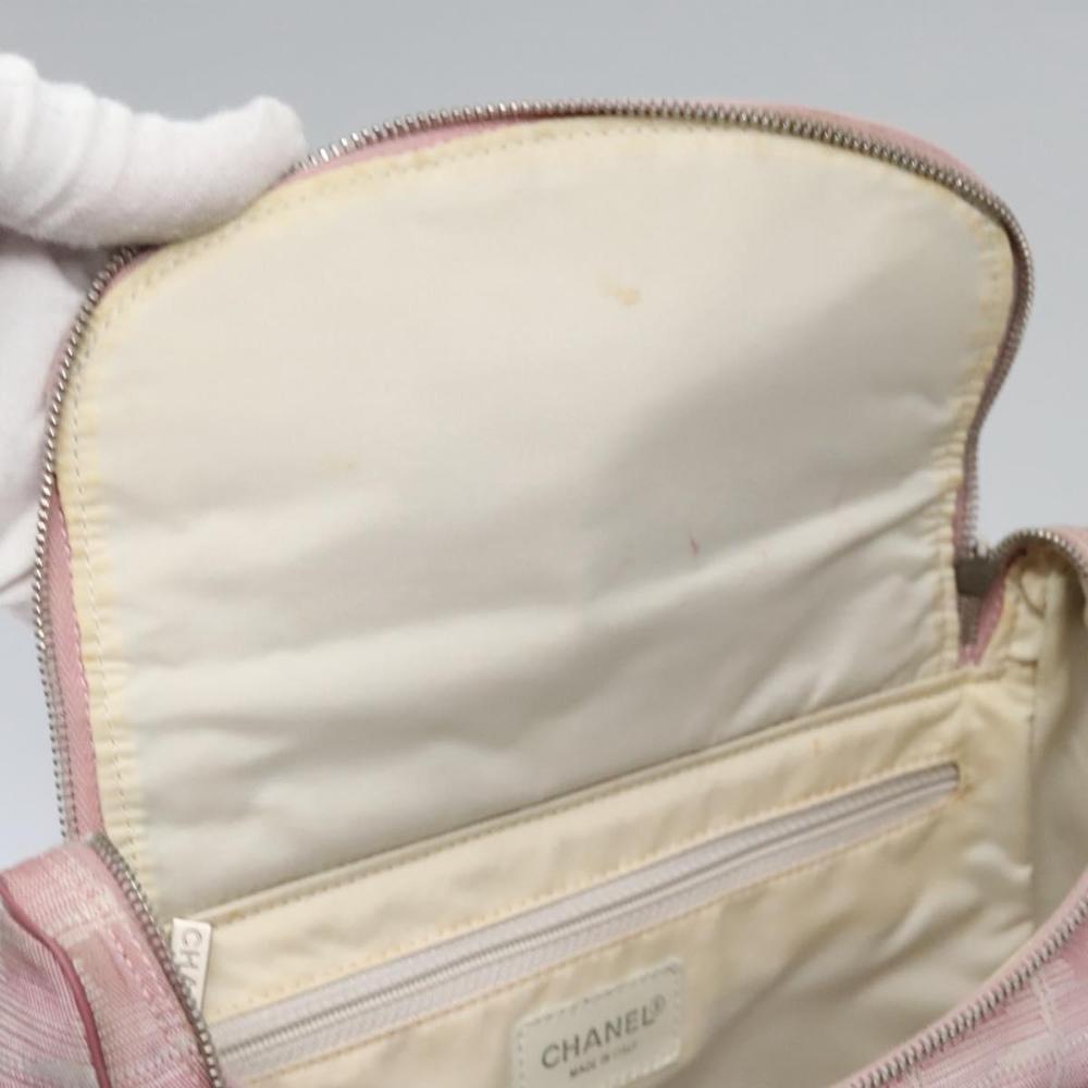 Pink Canvas Chanel Travel Line