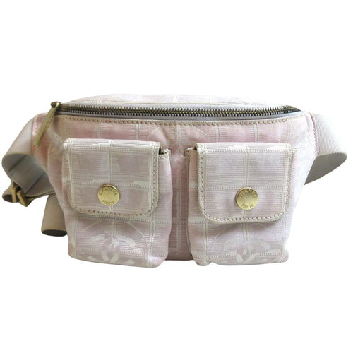 Pink Canvas Chanel Travel Line