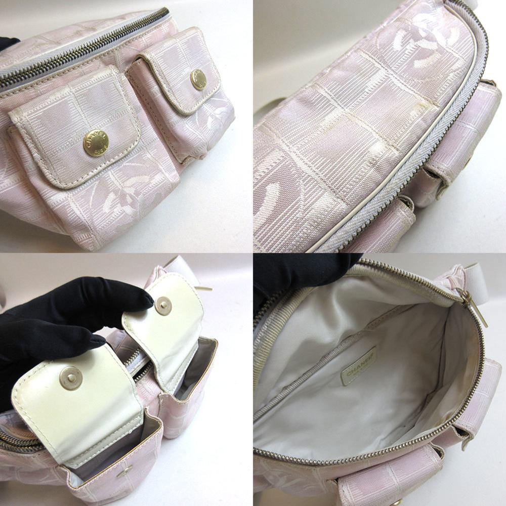 Pink Canvas Chanel Travel Line