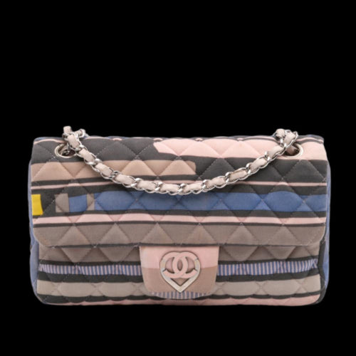 Pink Cotton Chanel Flap Bag