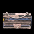 Pink Cotton Chanel Flap Bag