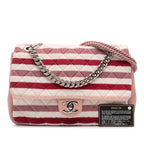 Pink Cotton Chanel Flap Bag