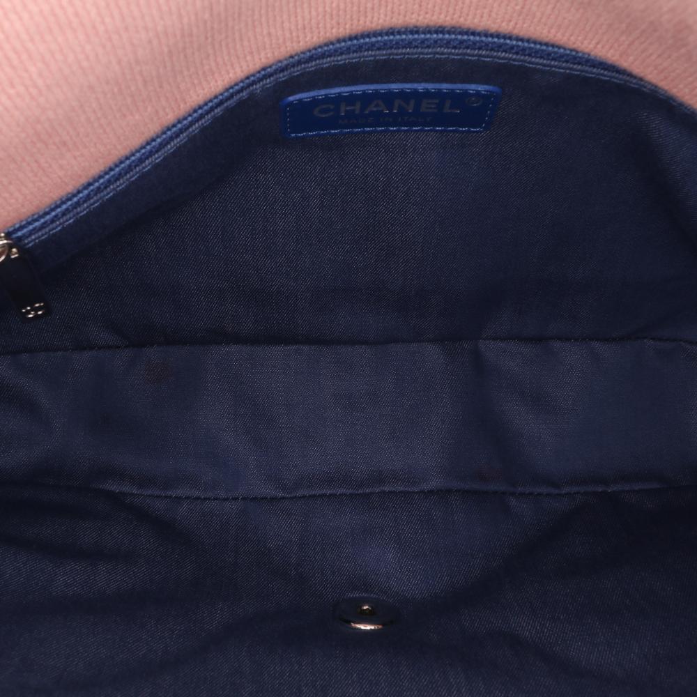 Pink Cotton Chanel Flap Bag