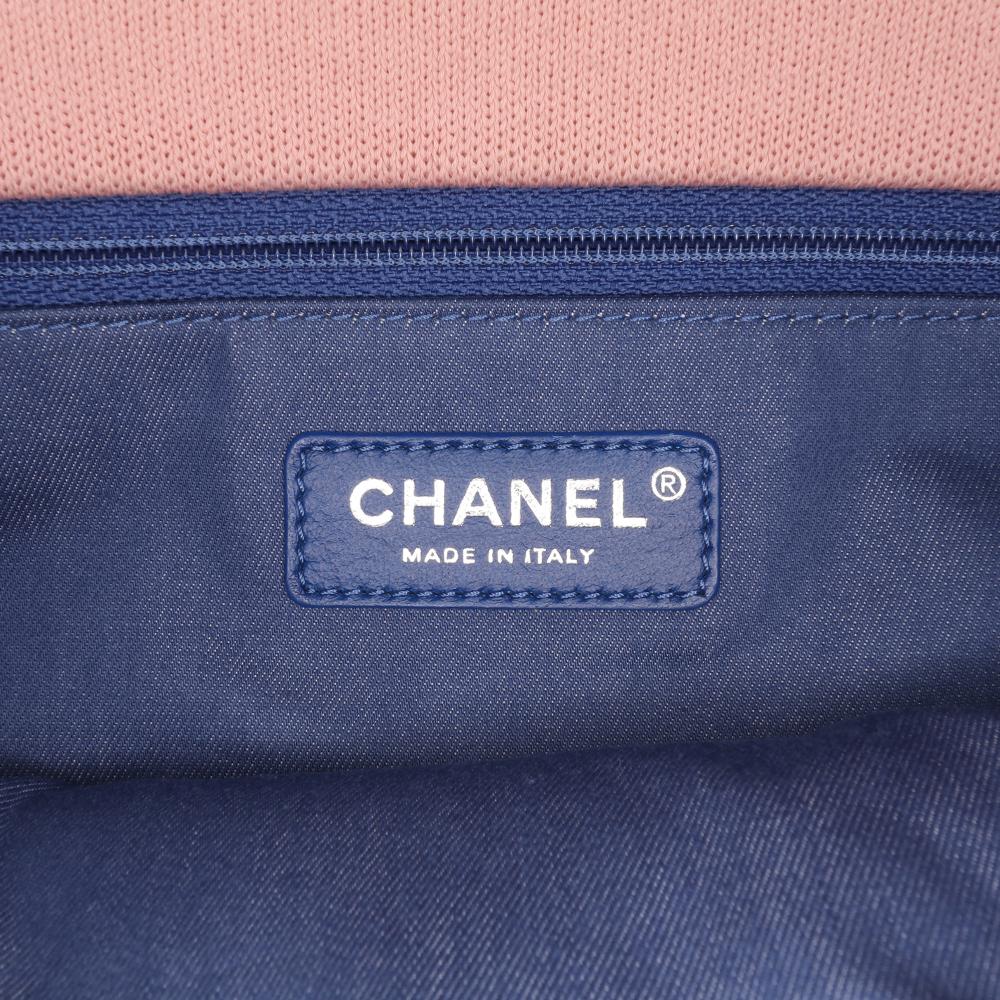 Pink Cotton Chanel Flap Bag