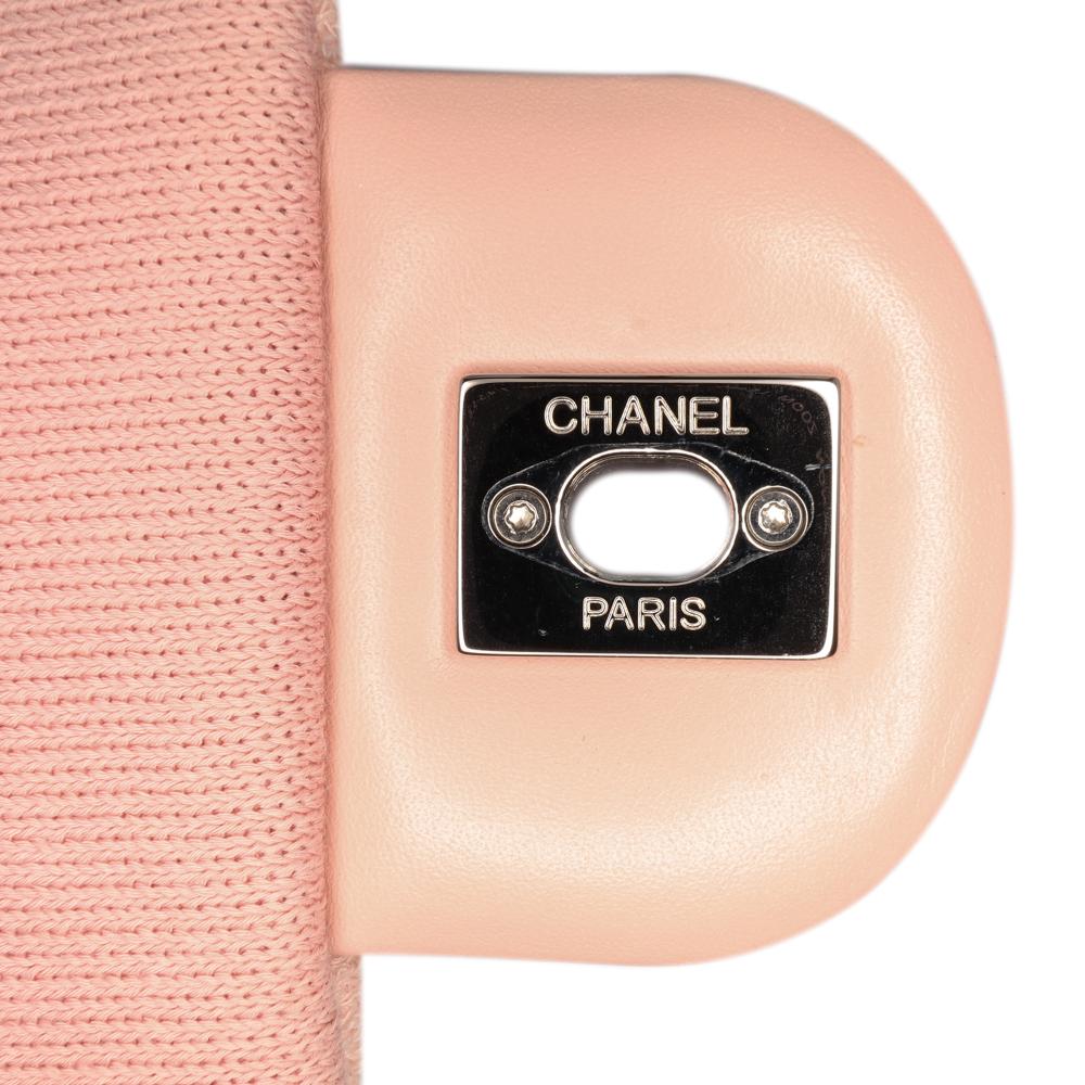 Pink Cotton Chanel Flap Bag