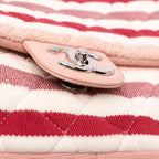 Pink Cotton Chanel Flap Bag