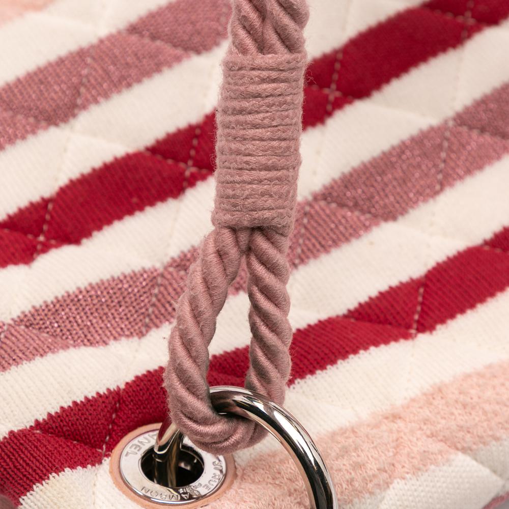 Pink Cotton Chanel Flap Bag