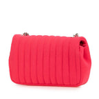 Pink Cotton Chanel Shoulder Bag
