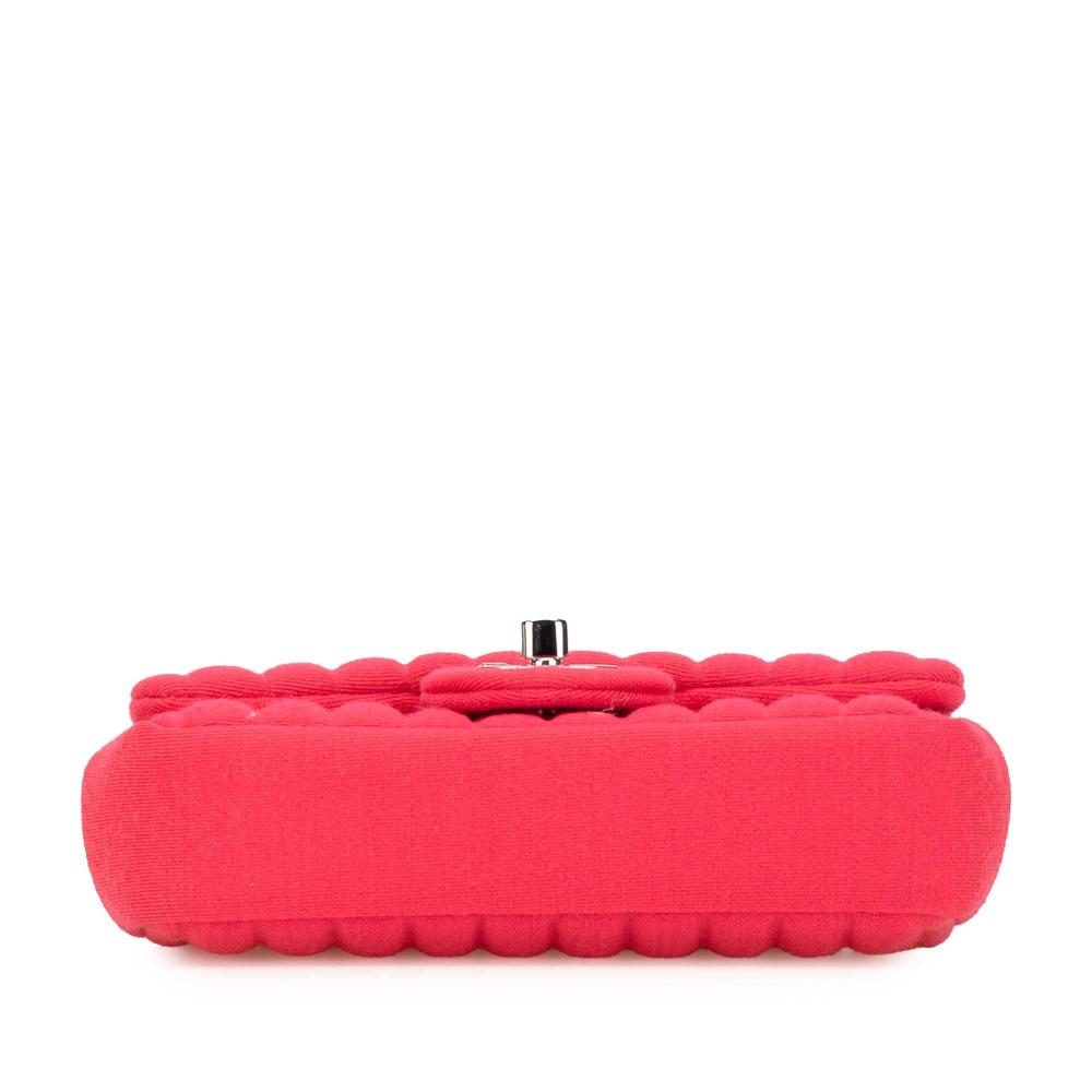 Pink Cotton Chanel Shoulder Bag