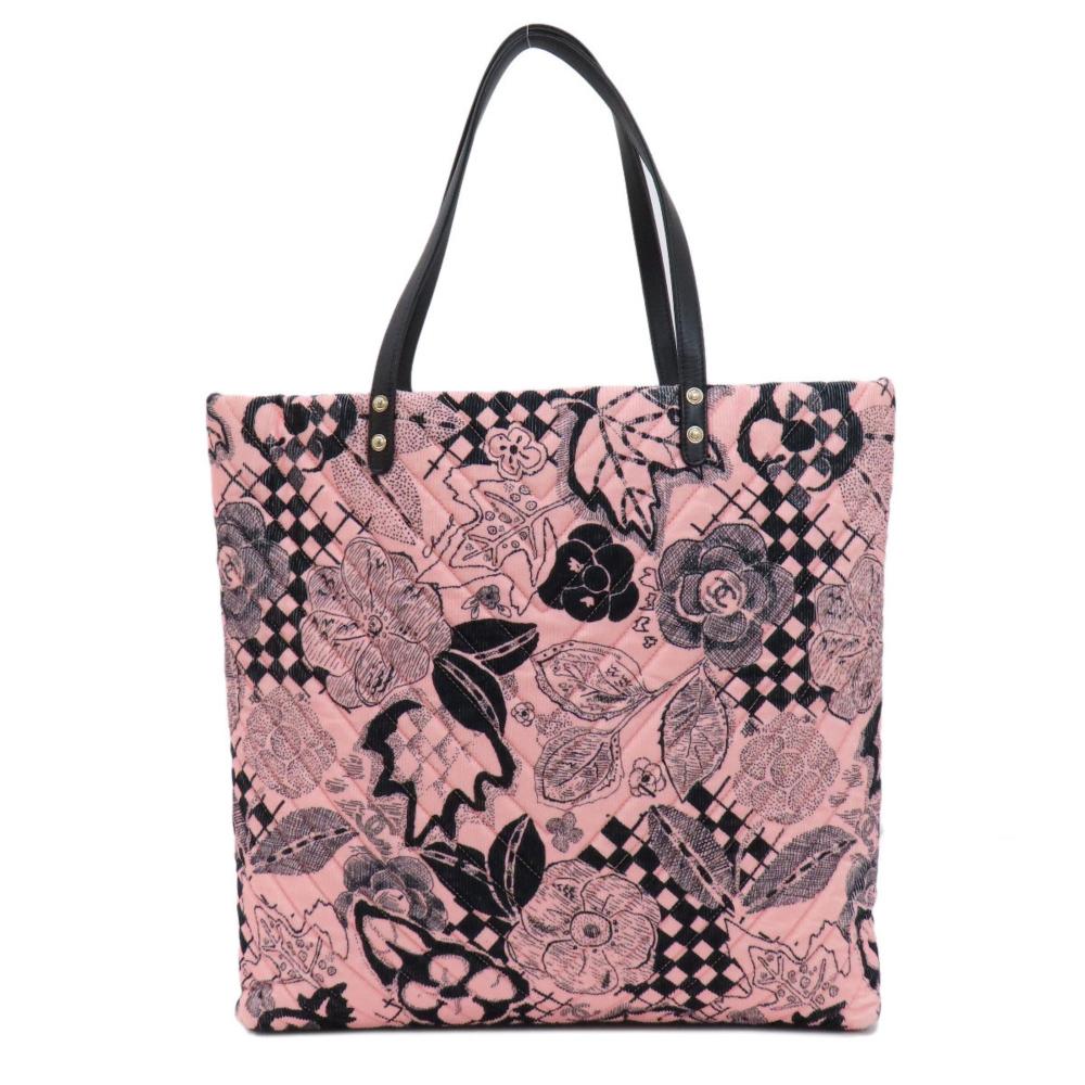 Pink Cotton Chanel Tote