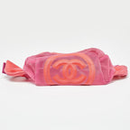 Pink Fabric Chanel Belt Bag