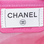 Pink Fabric Chanel Belt Bag