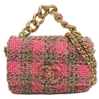 Pink Fabric Chanel Flap Bag