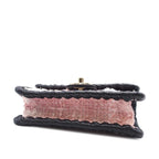 Pink Fabric Chanel Flap Bag