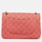 Pink Fabric Chanel Flap Bag