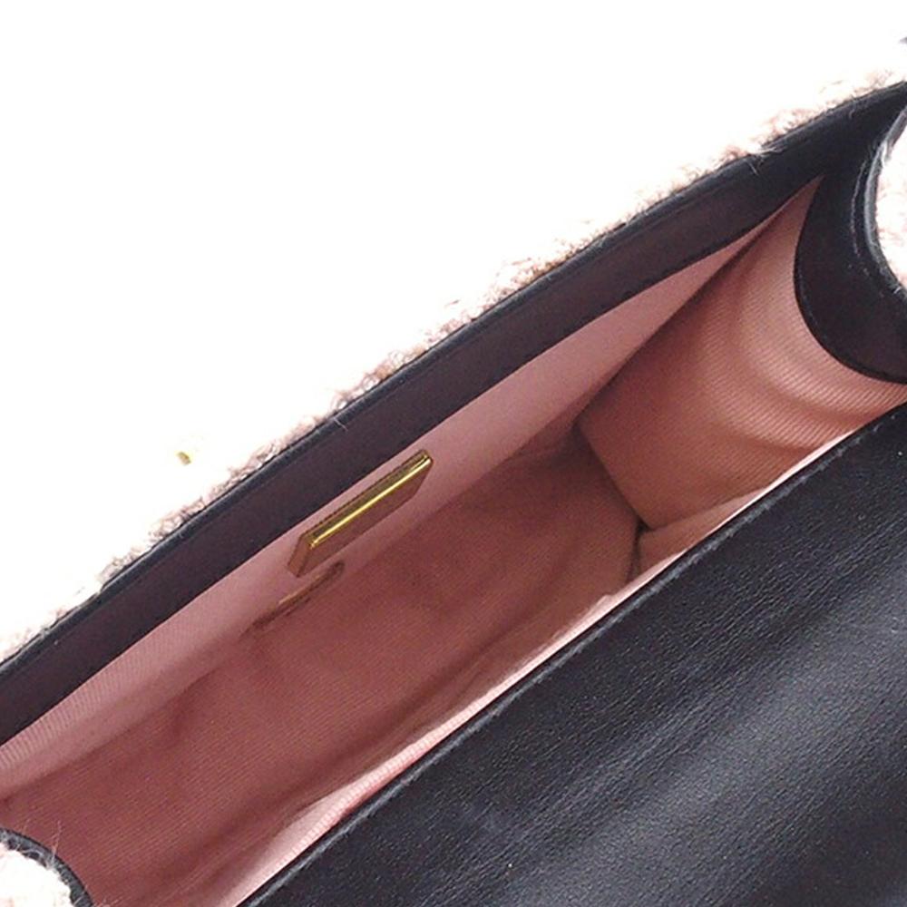 Pink Fabric Chanel Flap Bag