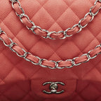 Pink Fabric Chanel Flap Bag
