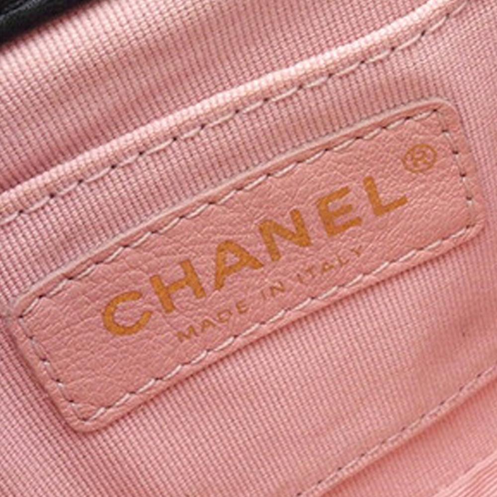 Pink Fabric Chanel Flap Bag