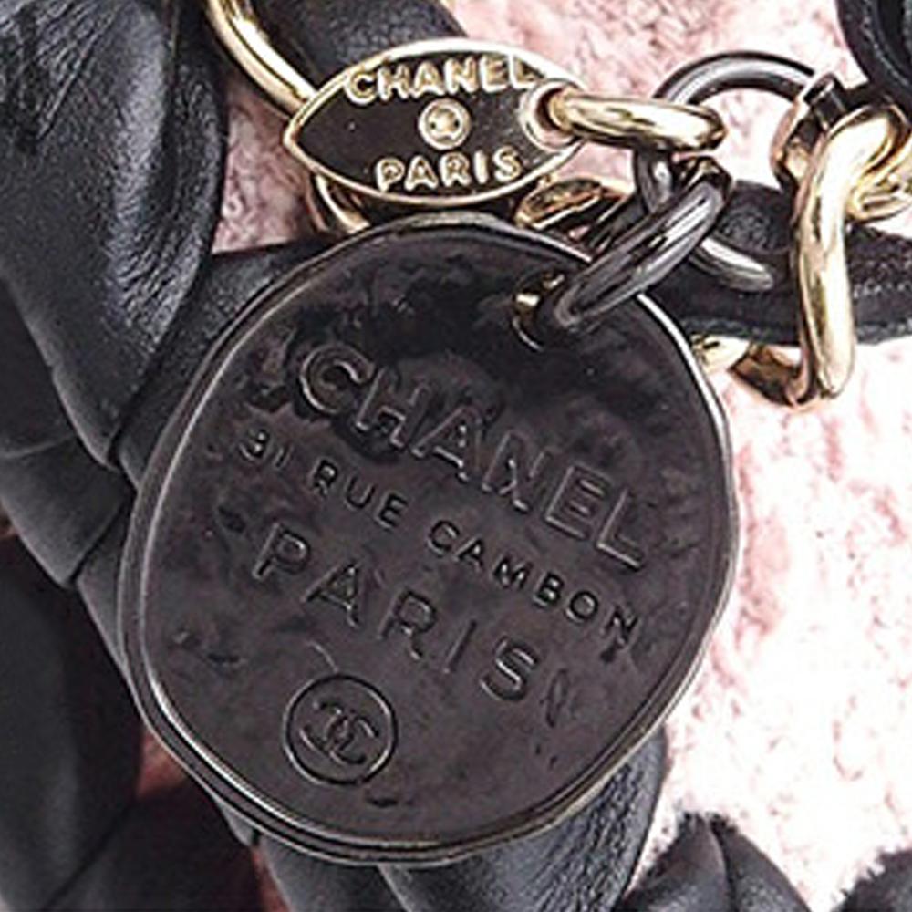 Pink Fabric Chanel Flap Bag