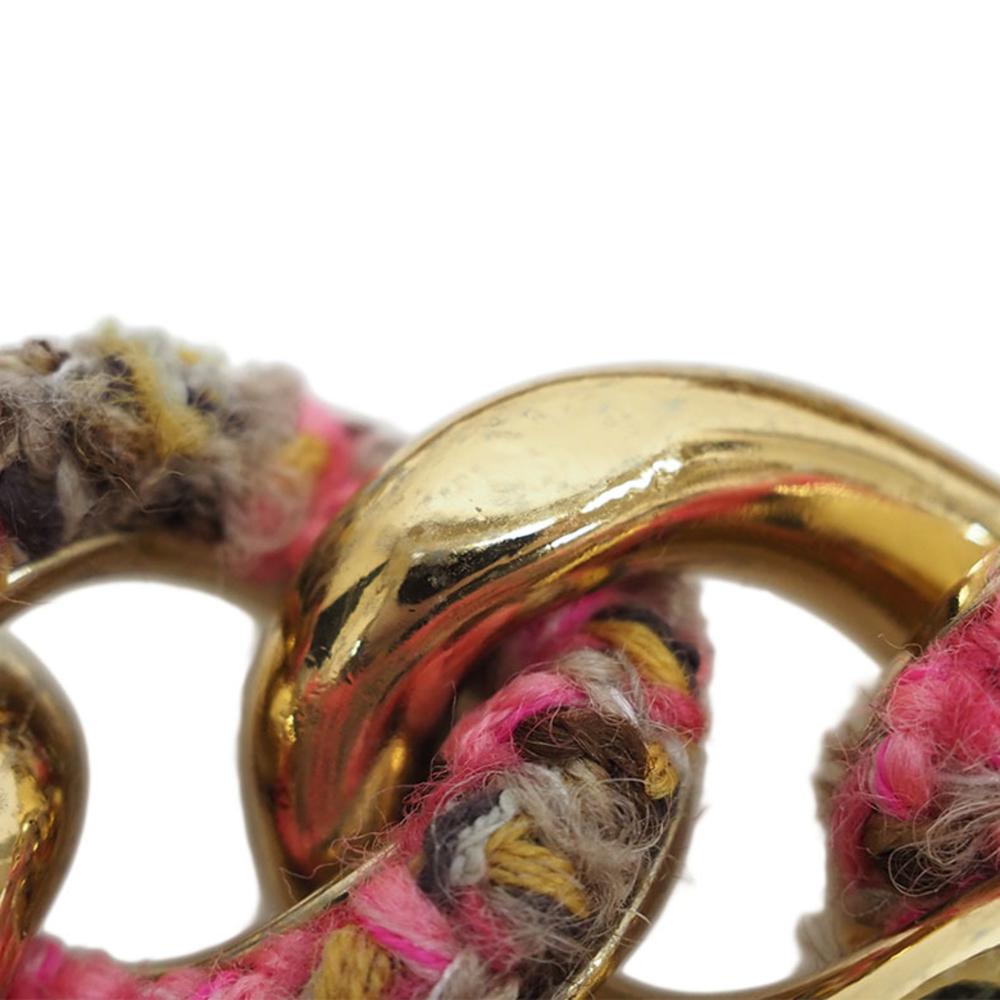 Pink Fabric Chanel Flap Bag