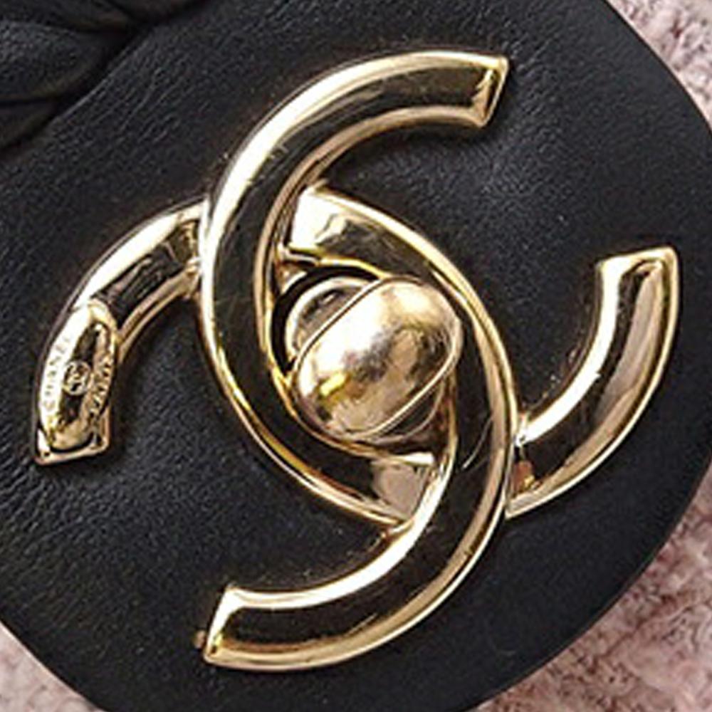 Pink Fabric Chanel Flap Bag