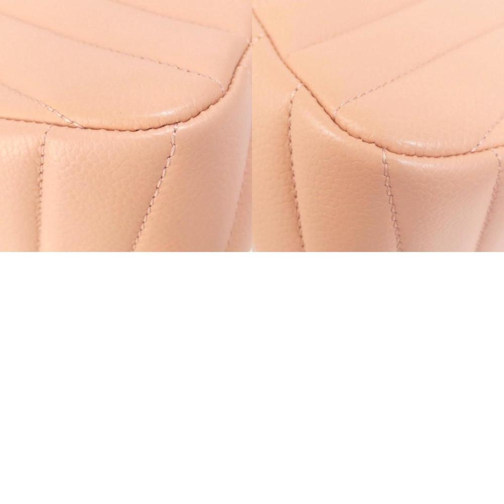 Pink Fabric Chanel Shoulder Bag