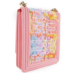 Pink Fabric Chanel Shoulder Bag