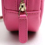 Pink Fabric Chanel Shoulder Bag