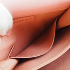 Pink Fabric Chanel Shoulder Bag