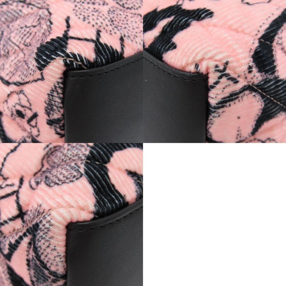 Pink Fabric Chanel Tote
