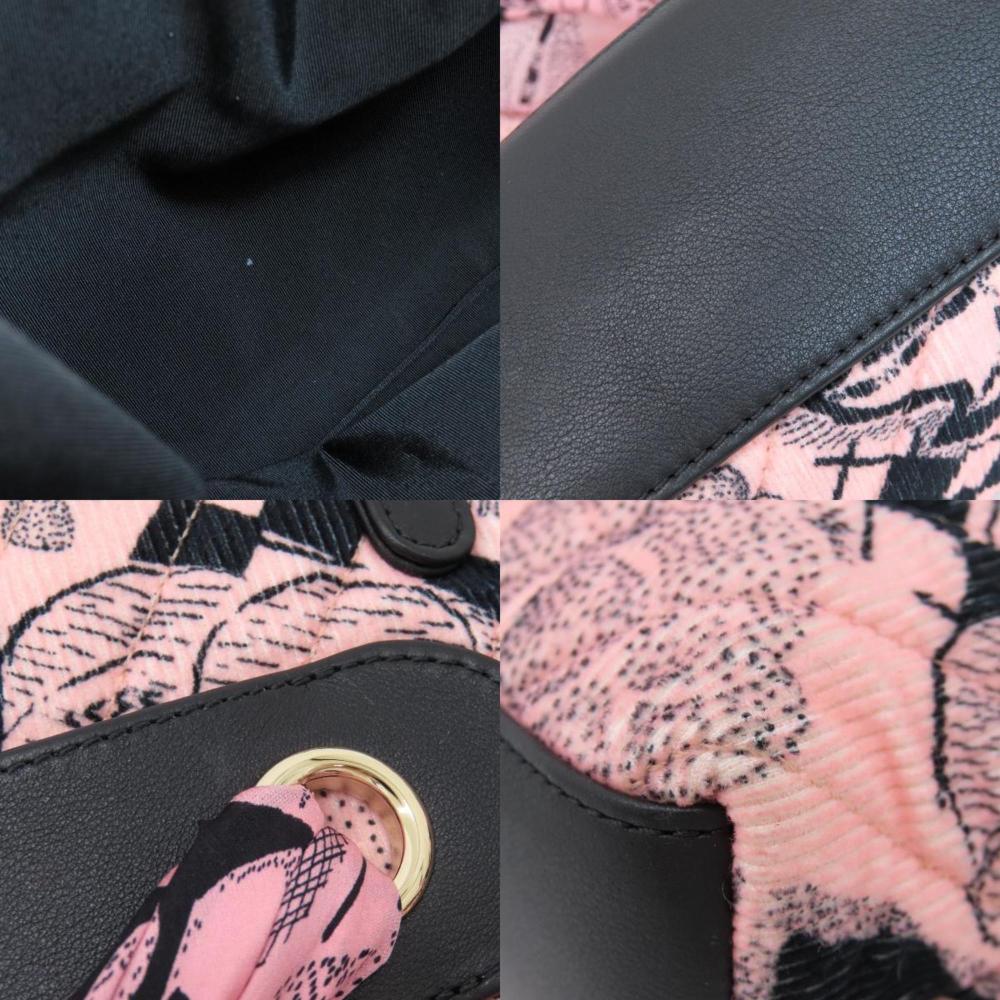 Pink Fabric Chanel Tote