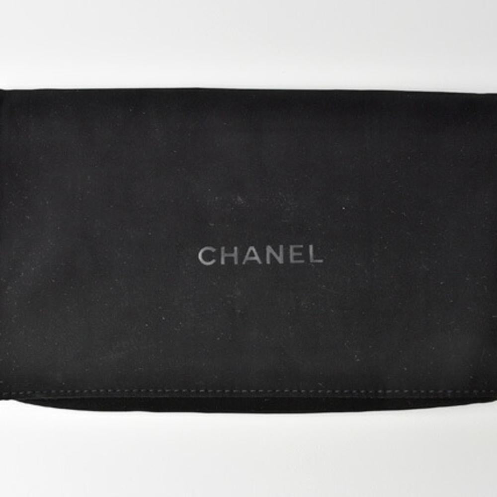 Pink Fabric Chanel Wallet On Chain
