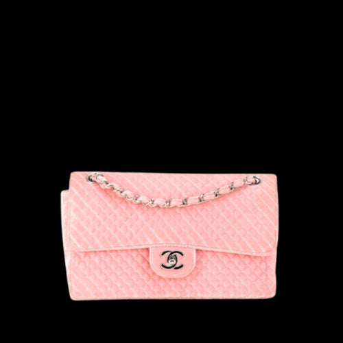 Pink Leather Chanel Flap Bag