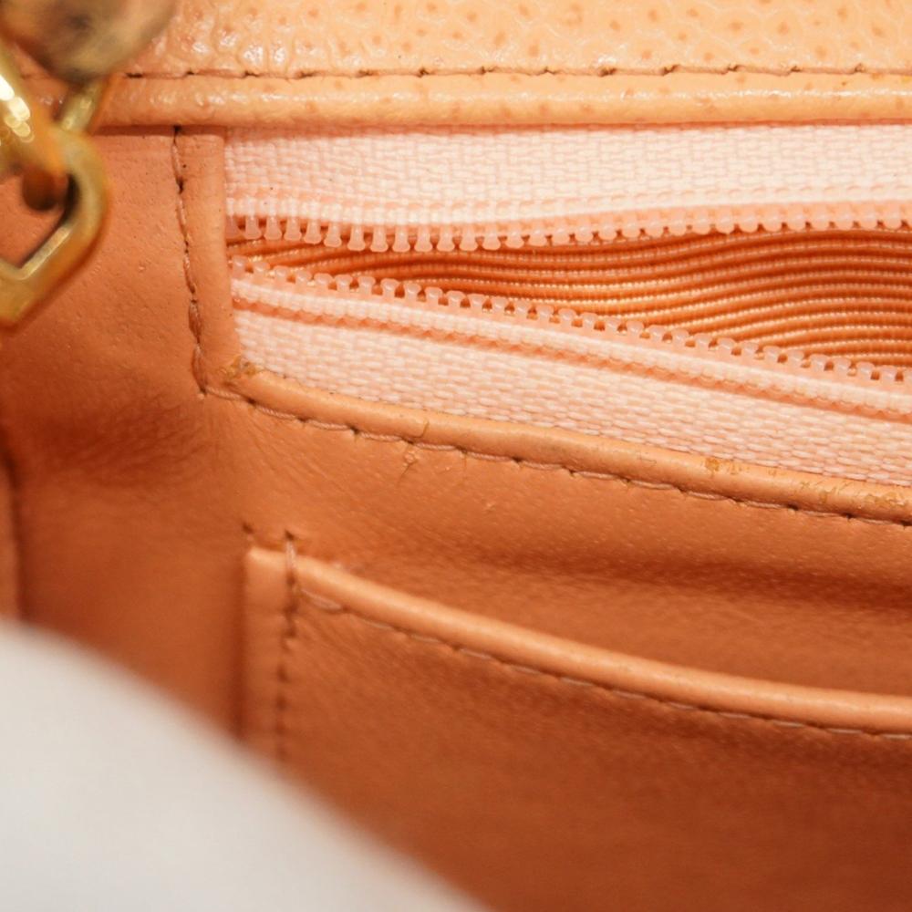Pink Leather Chanel Shoulder Bag