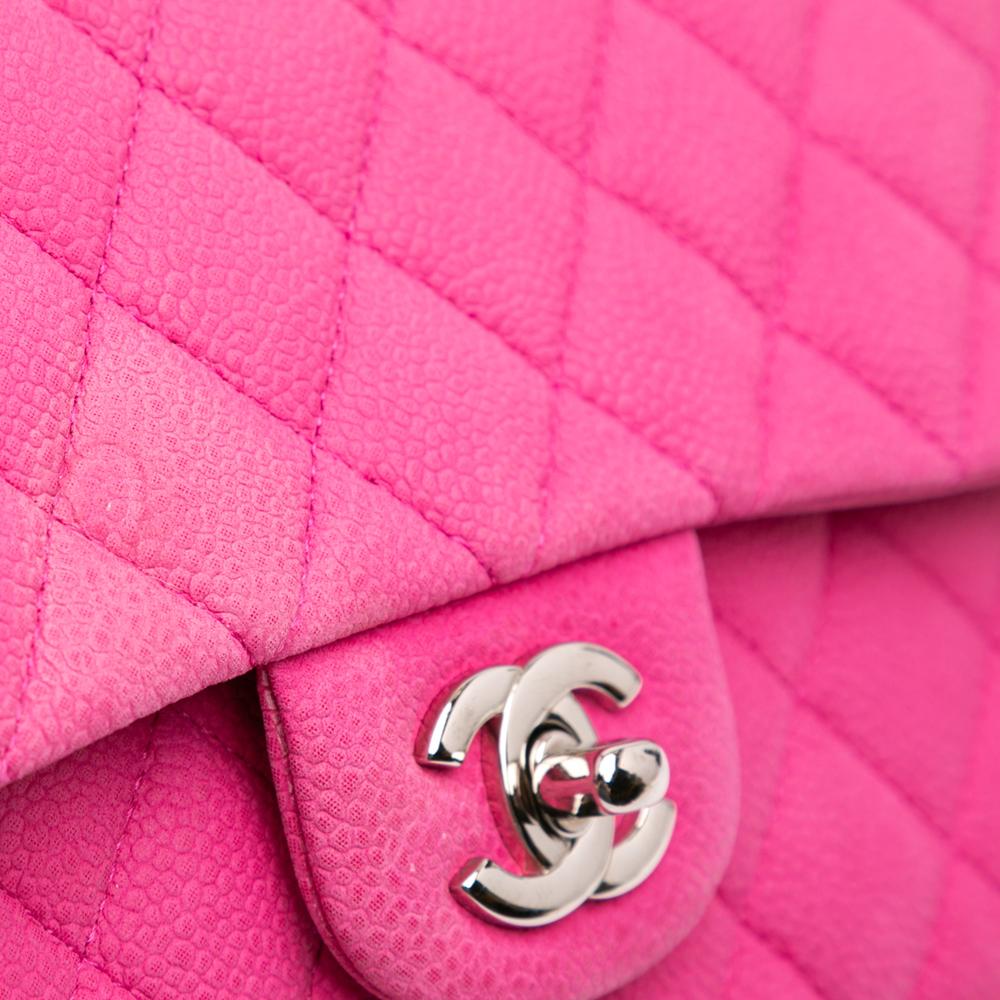 Pink Leather Chanel Flap Bag