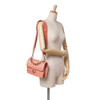 Pink Leather Chanel Flap Bag