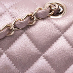 Pink Leather Chanel Flap Bag