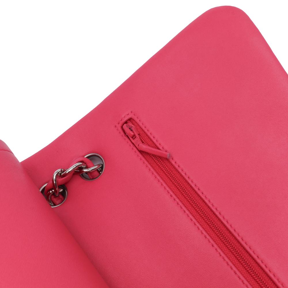 Pink Leather Chanel Flap Bag
