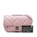 Pink Leather Chanel Flap Bag