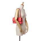 Pink Leather Chanel Shoulder Bag