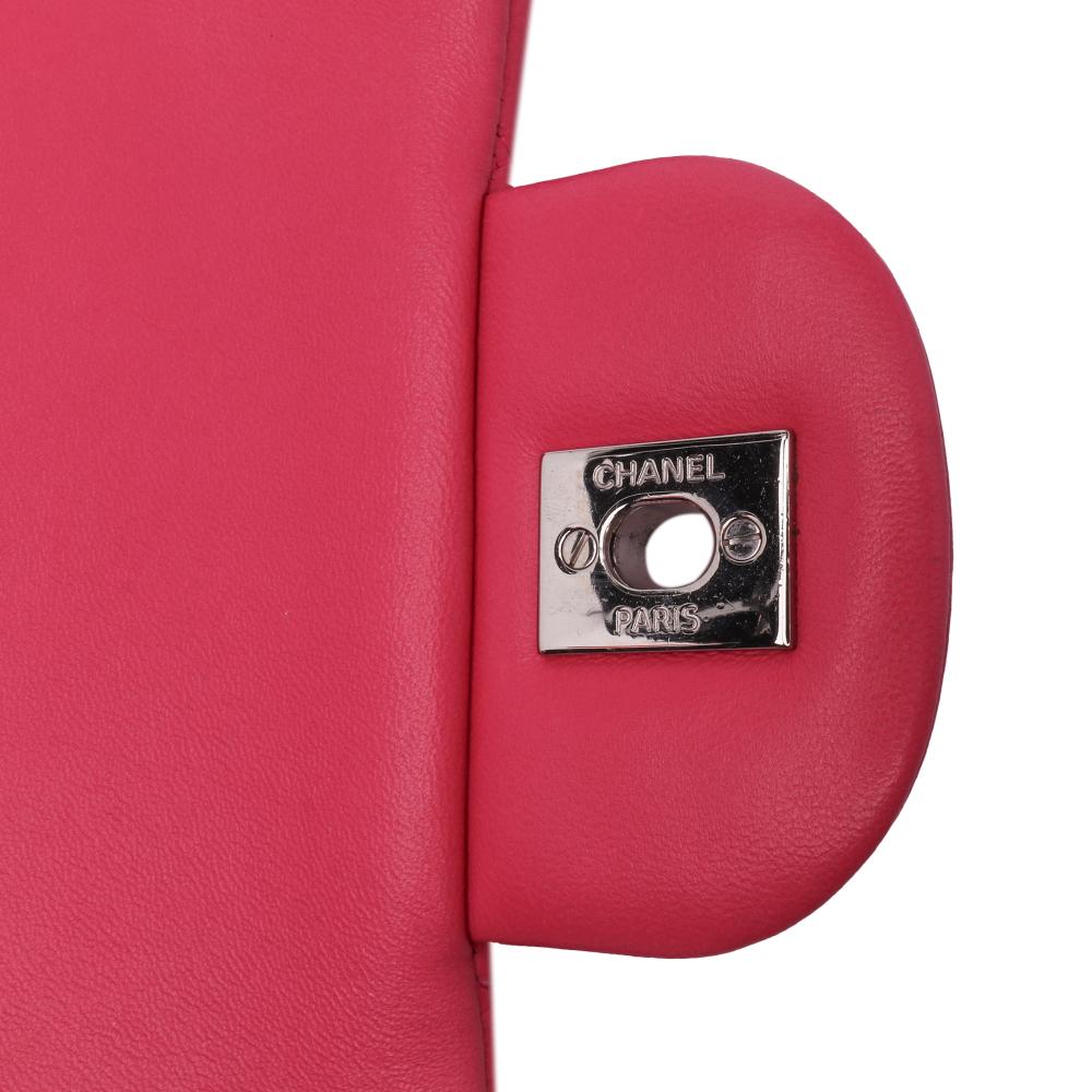 Pink Leather Chanel Flap Bag