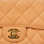 Pink Leather Chanel Shoulder Bag